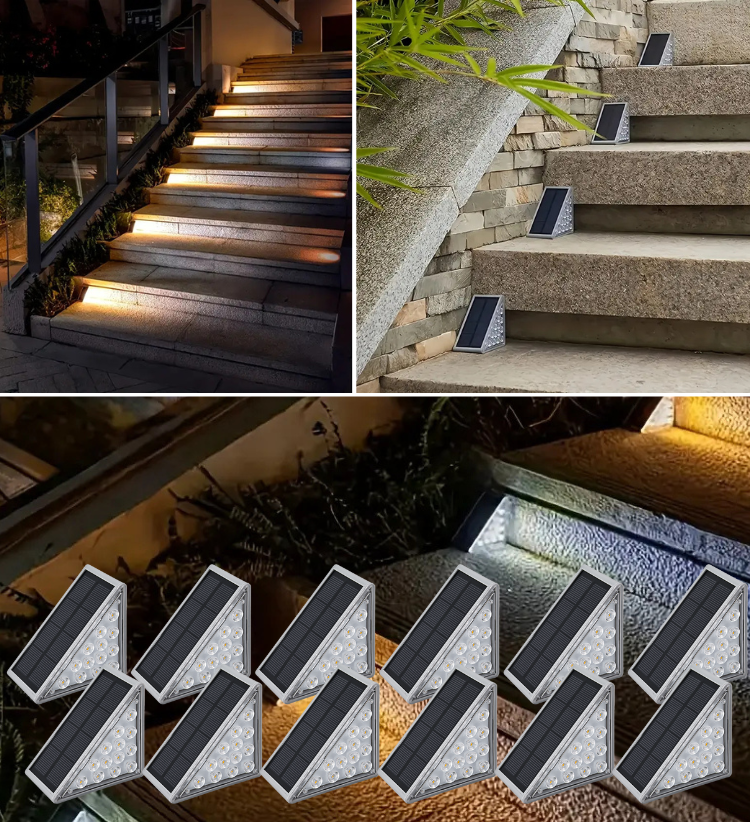 Luminária de Led com Sensor - Carregamento Solar