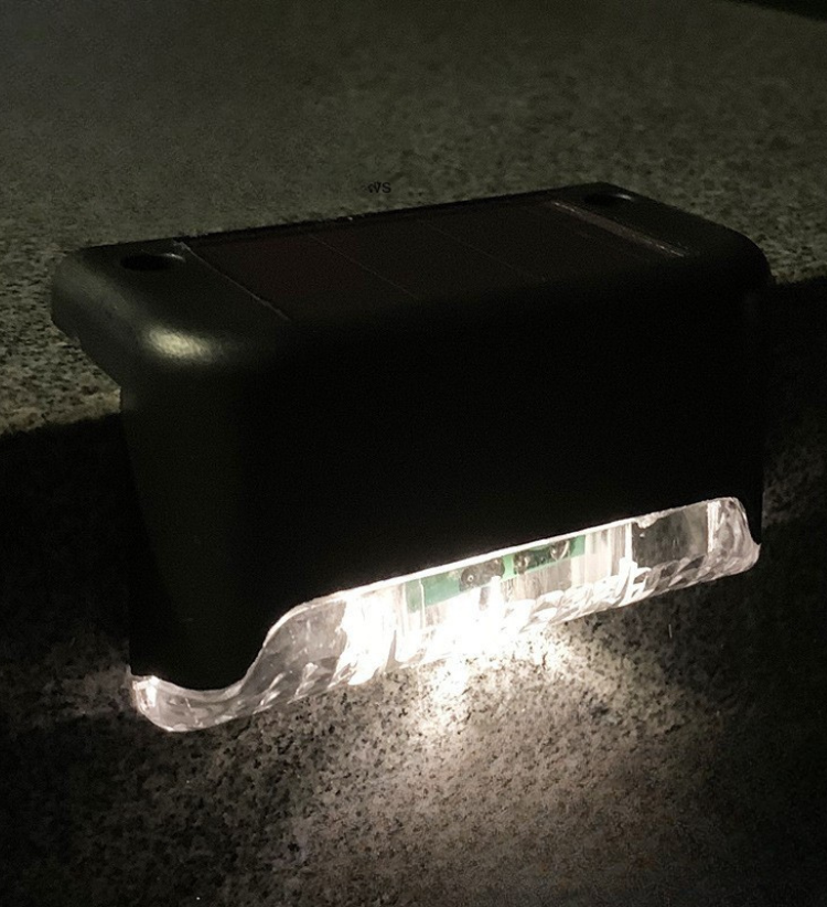 Luzes solares LED à prova d'água para escadas