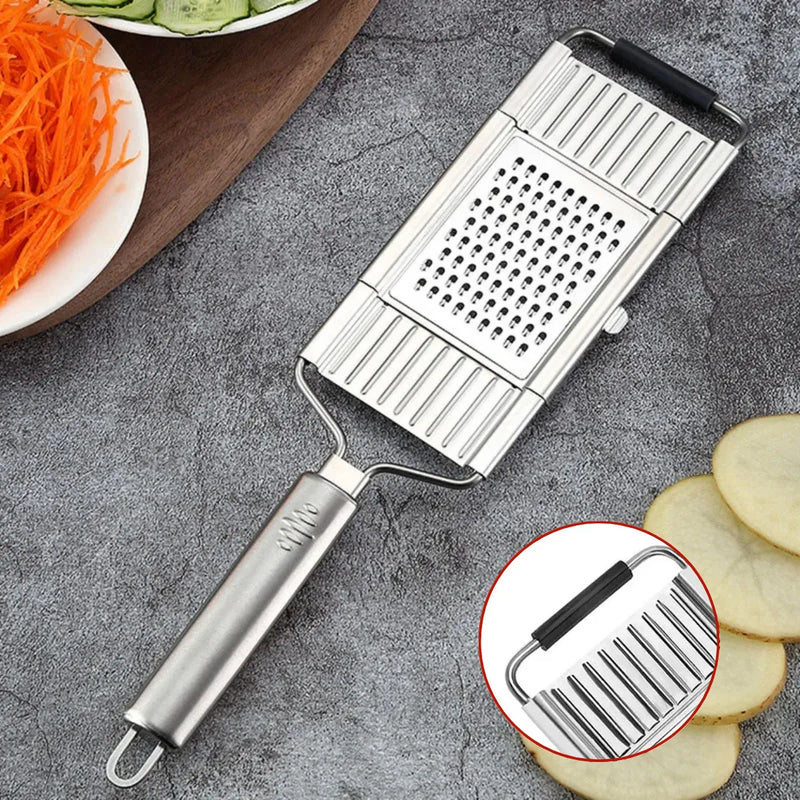 Ralador Inox Profissional 4 em 1 para Queijos e Leguminosas