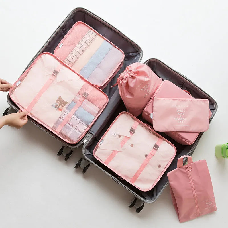 Kit 8 Malas para Organização de Roupas Para Viagem - OFERTA LIMITADA ⏰