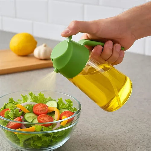 Borrifador Dosador De Óleo/Azeite Cozinha Tempero Spray Vidro 2em1