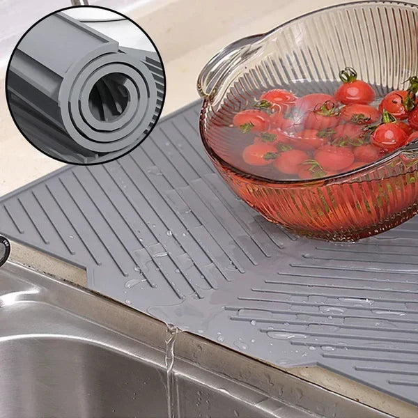 Escorredor de Louça Silicone Antiderrapante - Secagem Rápida Inteligente