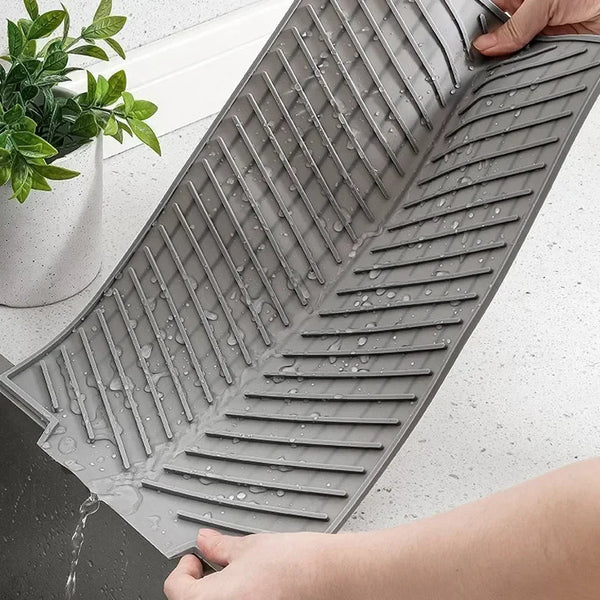 Escorredor de Louça Silicone Antiderrapante - Secagem Rápida Inteligente