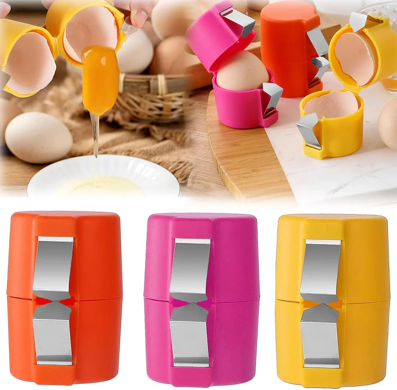 Abridor de casca de ovo fácil de limpar mini cozinha doméstica