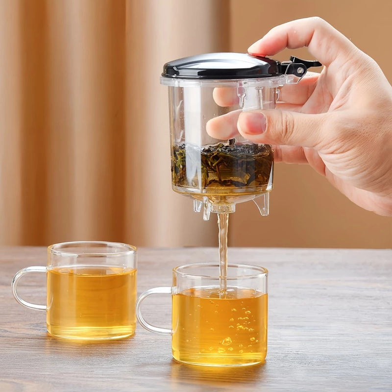 Bule de Vidro com Infusor em Aço Inoxidável – 500ml / 900ml